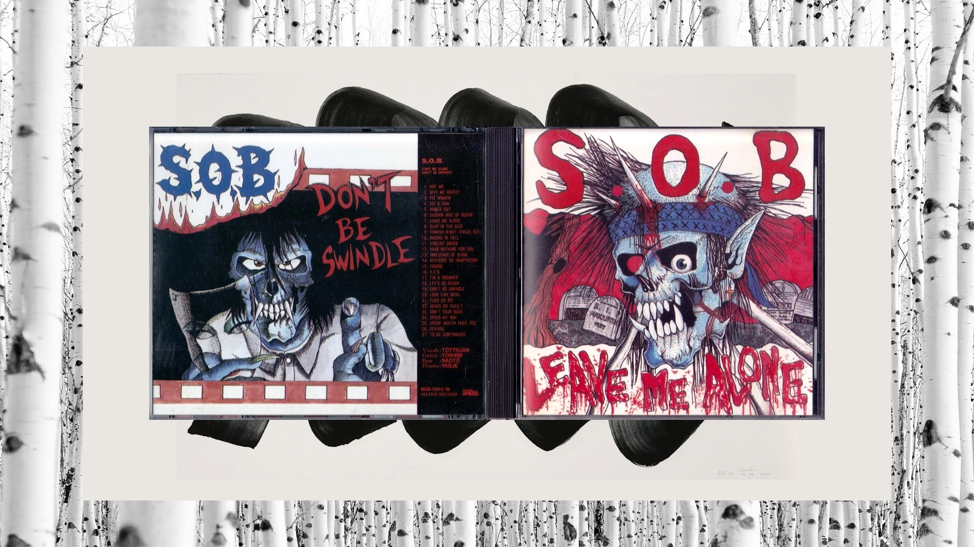 b - leave me alone ~ dont be swindle (1990 cd:belcd-12012/20)