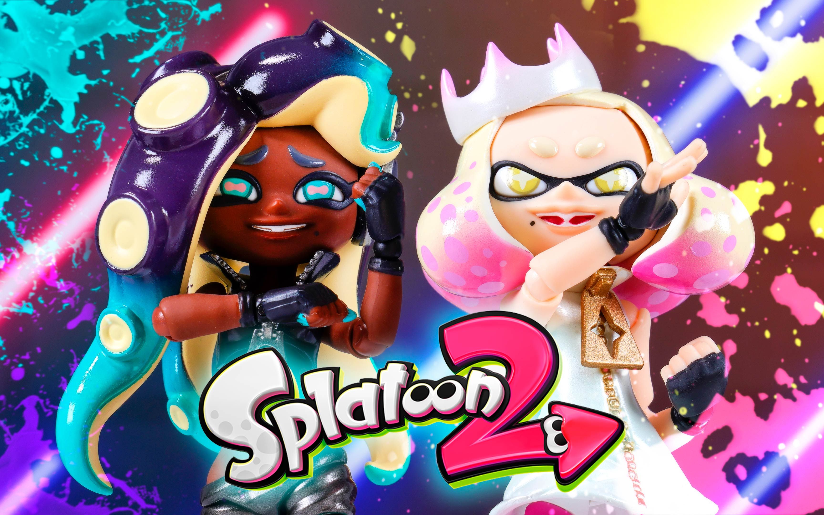 【快展示】figma 喷射战士2 off the hook组合 pearl & marina_哔哩