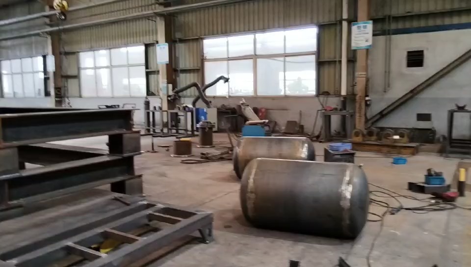 畜禽无害化处理设备的生产制作现场 肉骨粉加工设备双层夹套 耙齿式