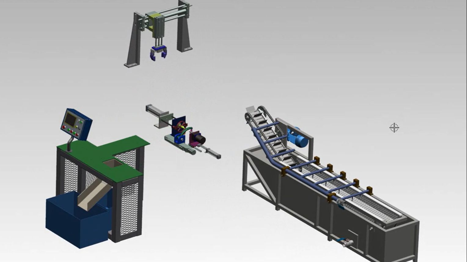 自动削皮切块机第三部分
