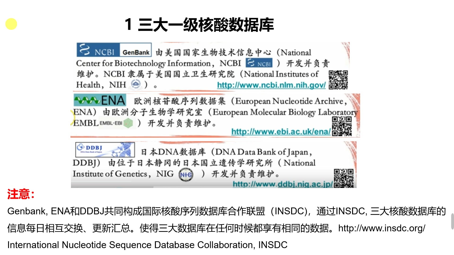 [图]生物信息学--第二章--文献检索及核酸数据库