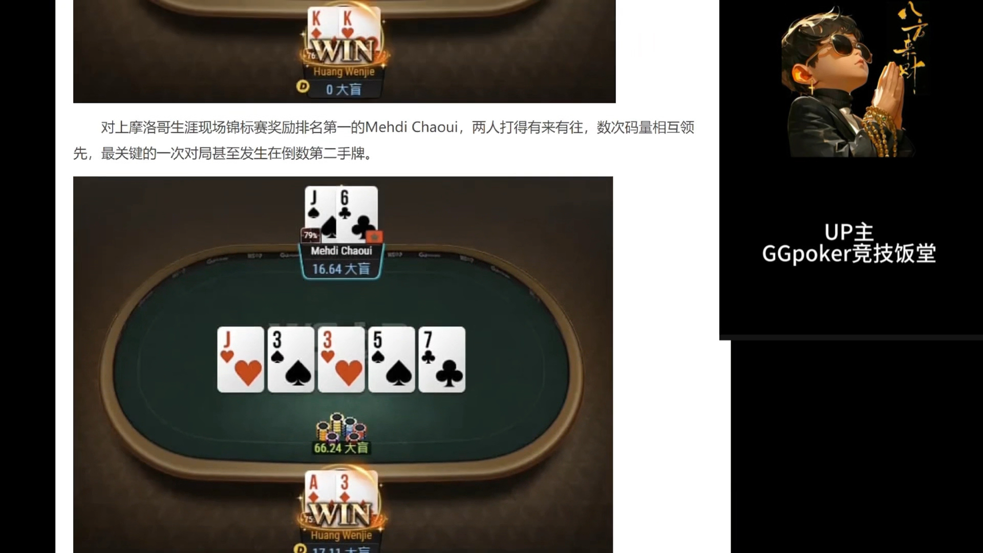 GGpoker 黄文杰线上WSOP单挑赛夺冠