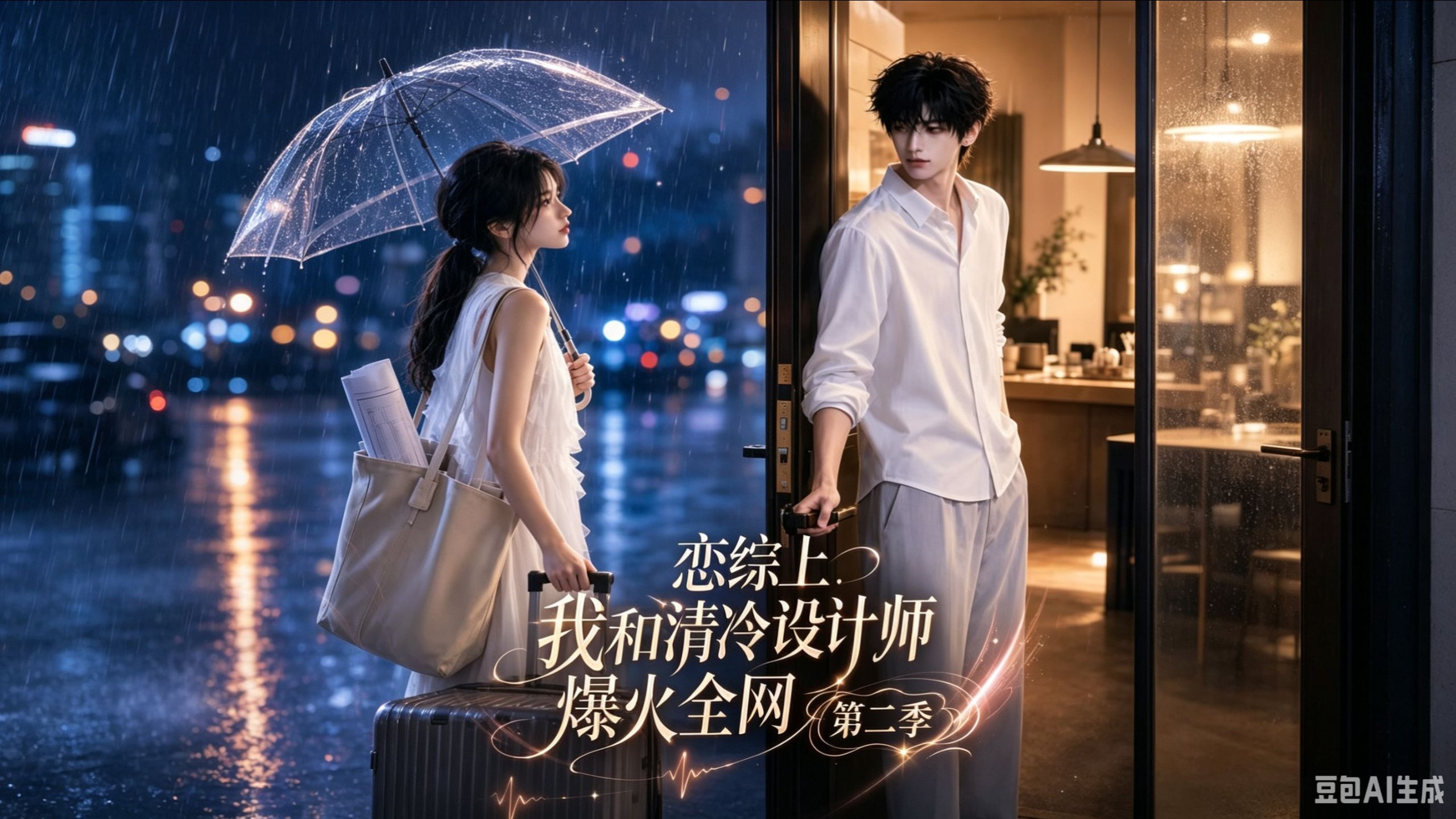 绑定签到系统上恋综，本以为低调混日子，结果厨艺木工射击全曝光！清冷设计师从‘别碰我’到‘抱紧我’！