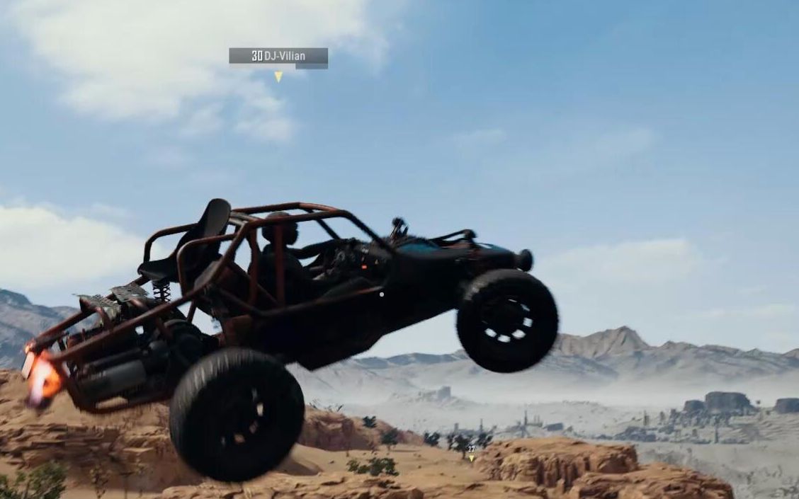 震惊!绝地求生蹦蹦车可以飞