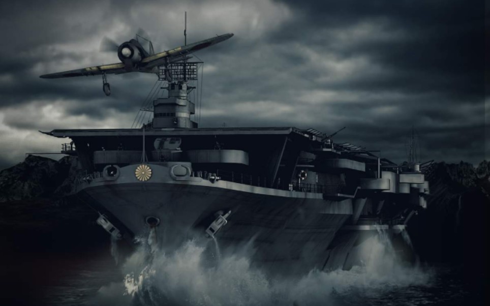 战舰世界闪电战日本八阶黑色航空母舰黑翔鹤