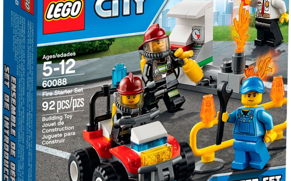 乐高城市60088消防入门套装速组评测