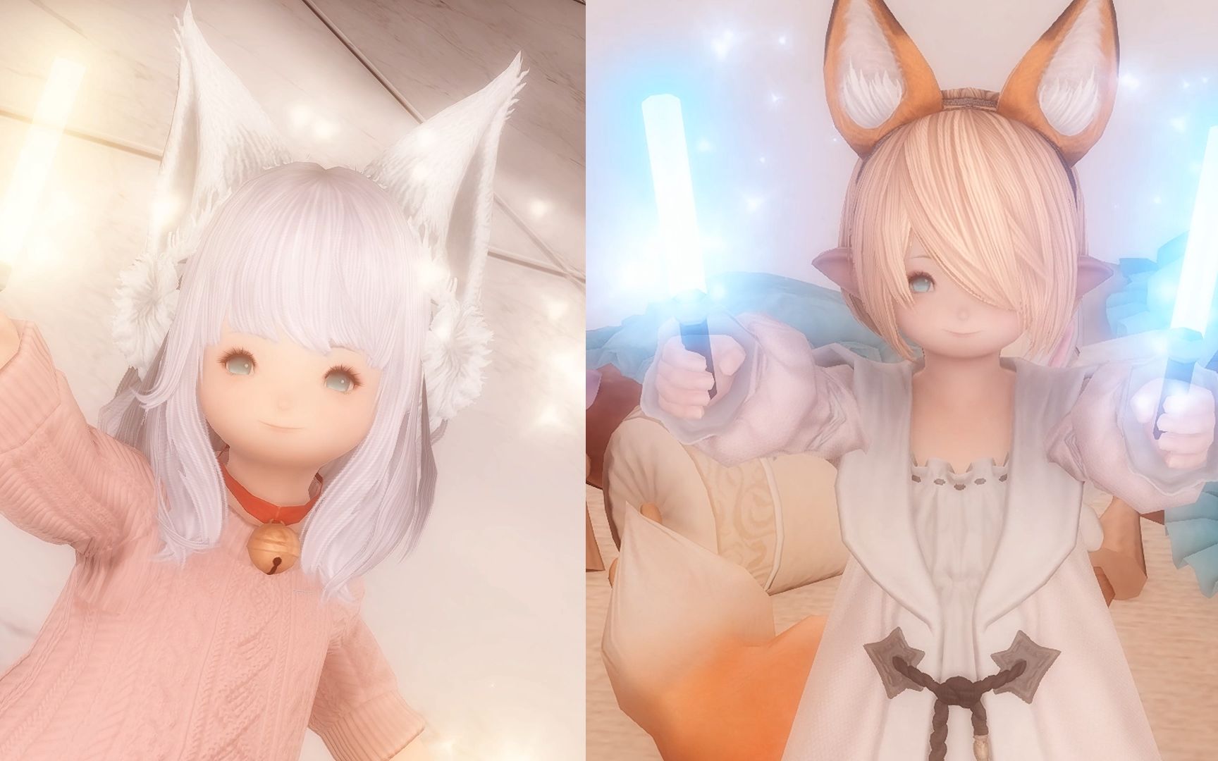 活动作品ff14最终幻想14会摇尾巴的小狼小狐肥肥为你应援