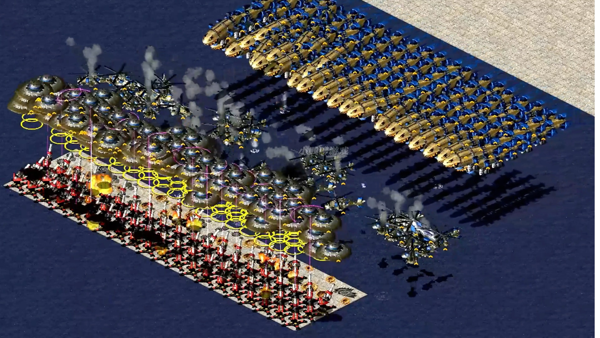 红警防空炮对战空中单位