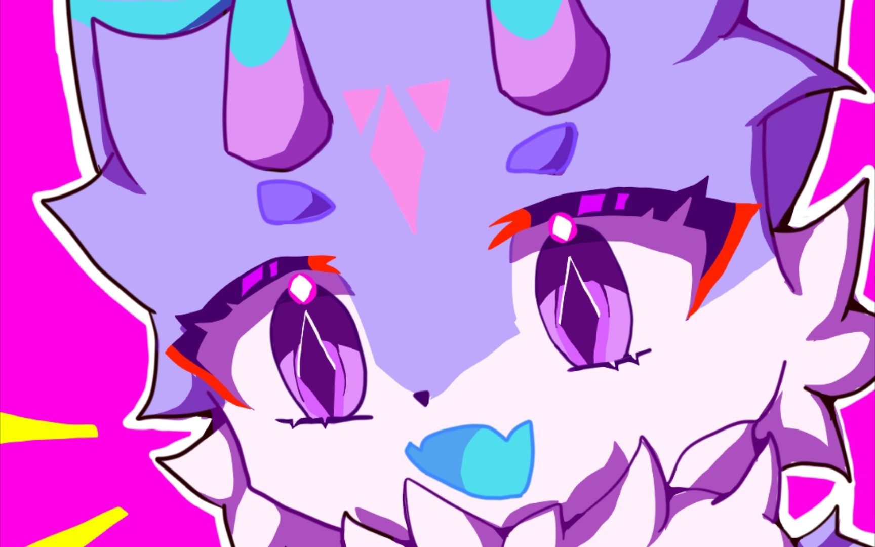 [兽设绘画过程]摸鱼