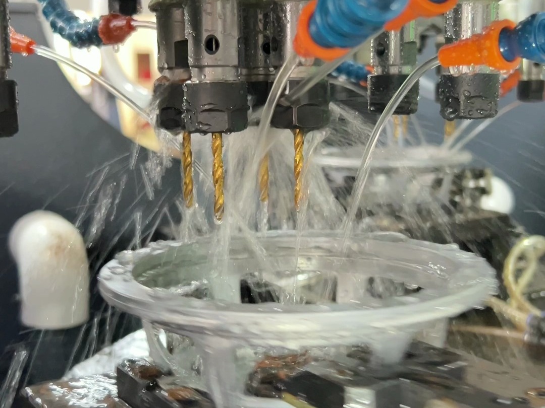 瑞德鑫非标定制成孔加工设备圆形转盘多工位旋转式自动钻孔攻丝机