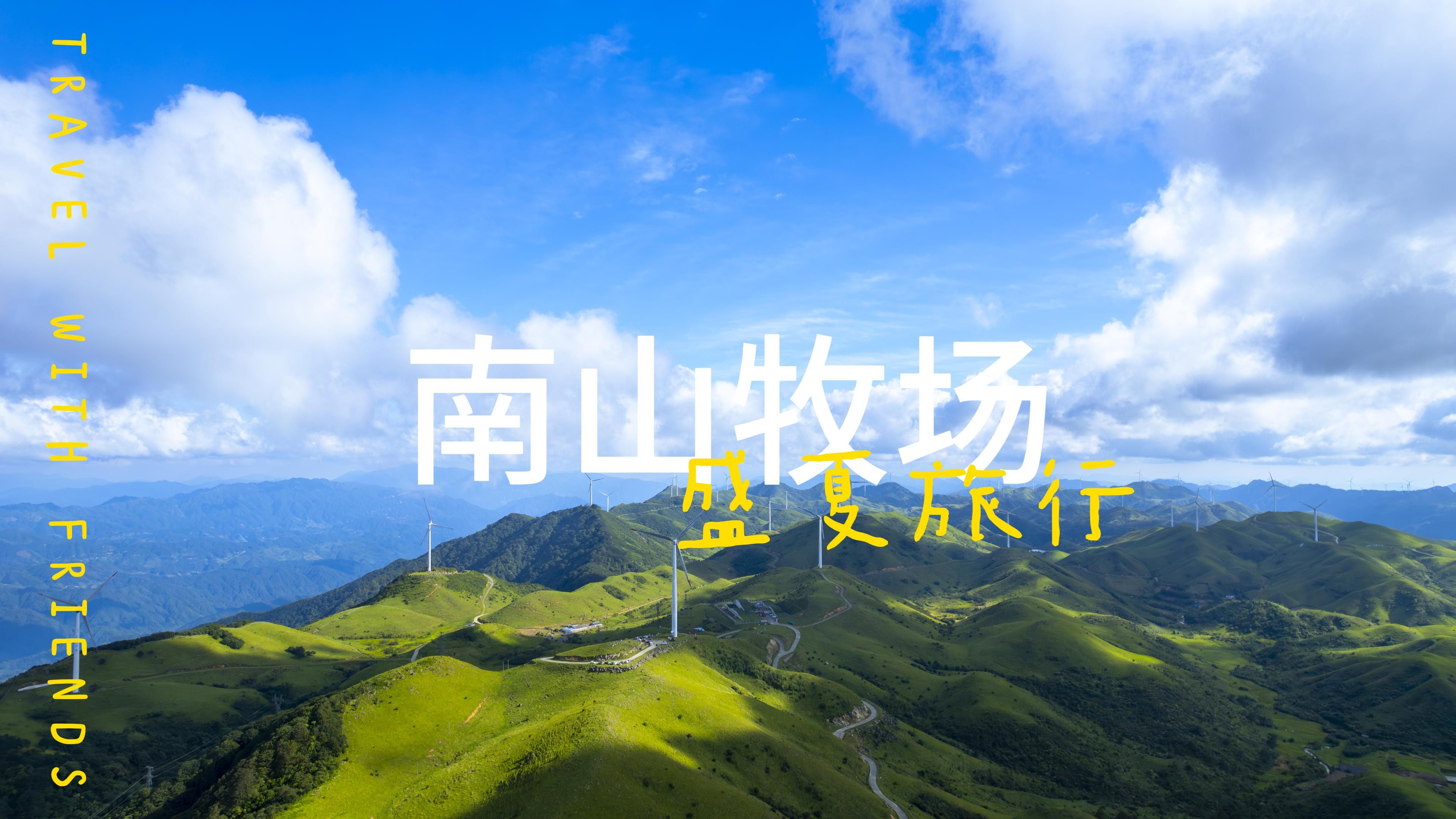 南山牧场 高山草原 快乐的像奶牛一样