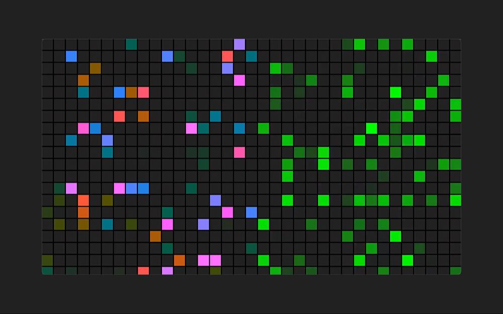 【附源码】马赛克色块般的动效背景 HTML | CSS | JS哔哩哔哩bilibili