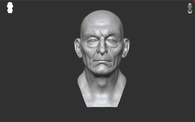 【Zbrush】——速雕老人头D23哔哩哔哩bilibili