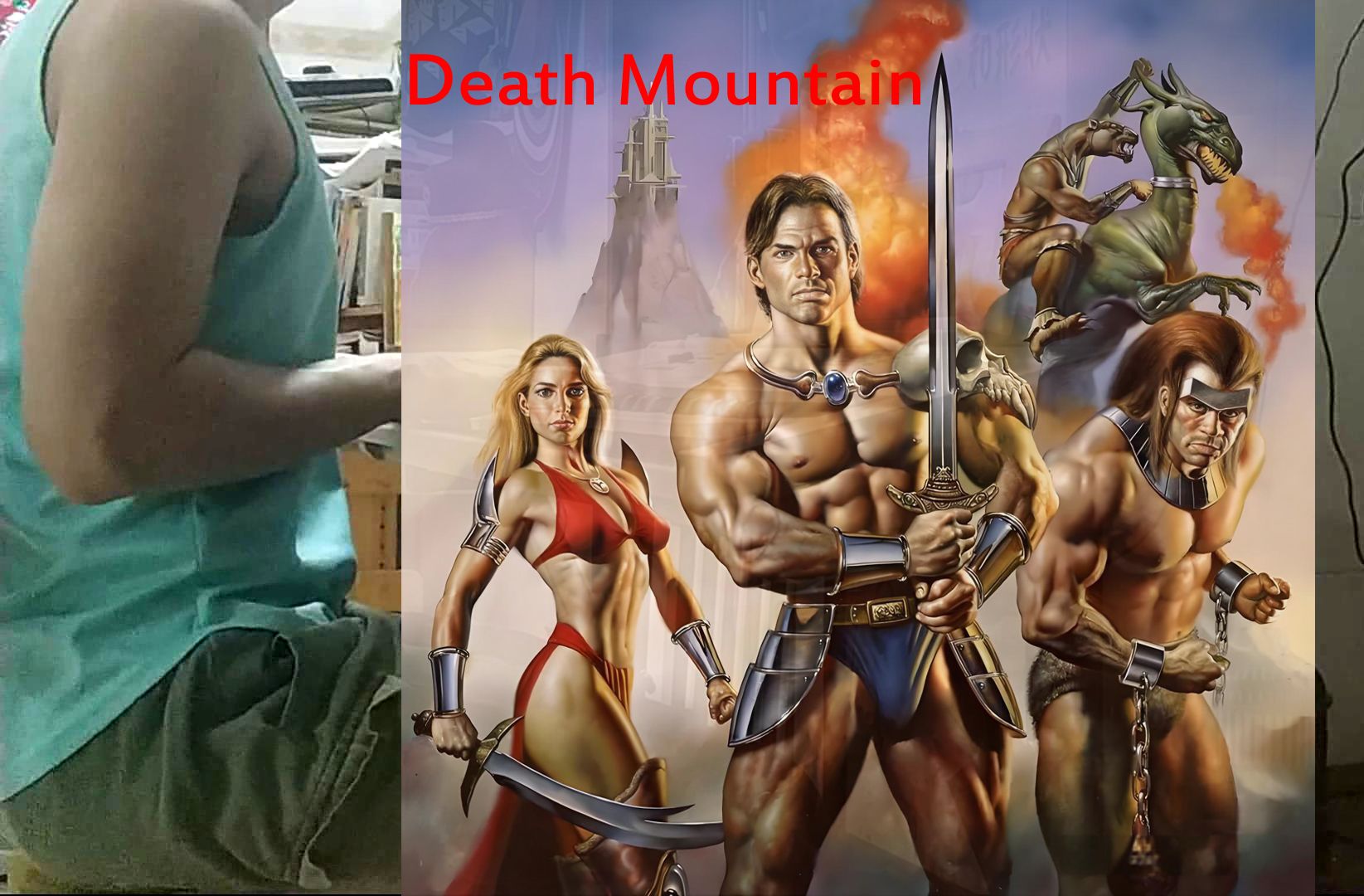 自弹世嘉老游戏《战斧3》"death mountain"关卡场景曲,游戏虽冷门音乐
