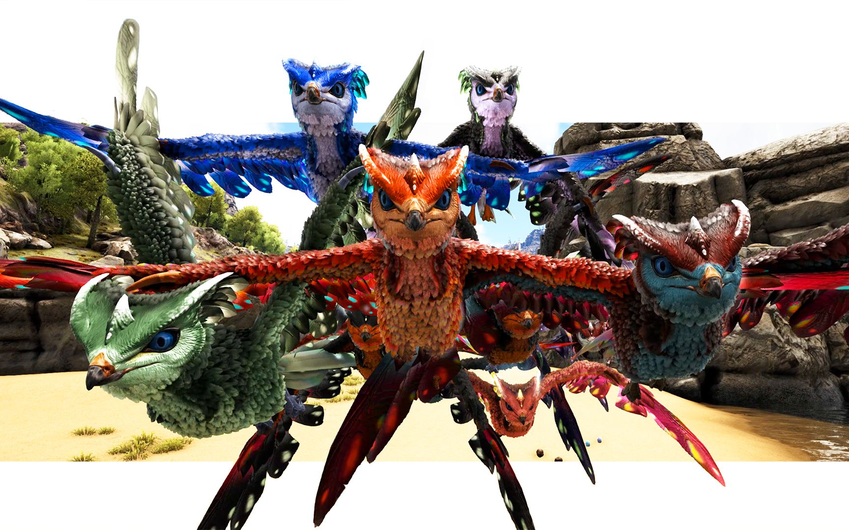 方舟240畸变:驯服了一群轻羽鸟,养在家里实在太漂亮了!