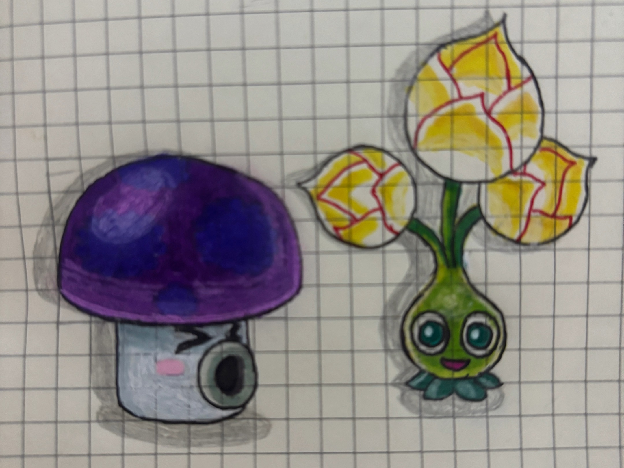 也是直接来画植物大战僵尸二了好吧