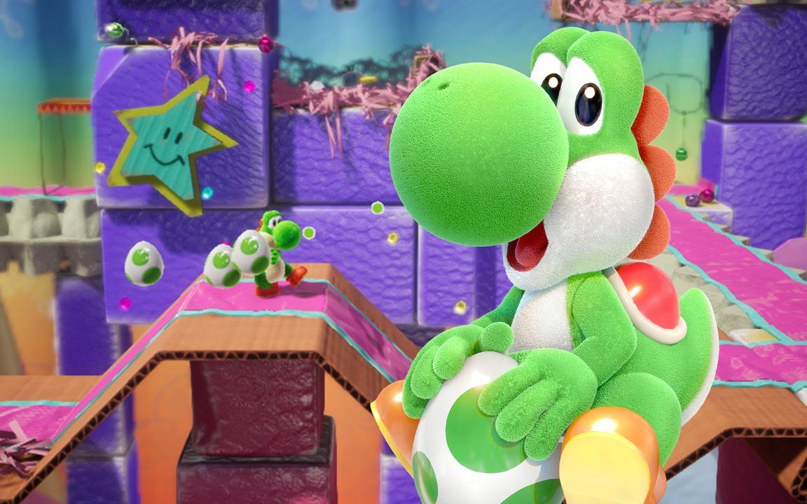 耀西新关卡披露耀西的手工世界关卡预告合集switchns游戏