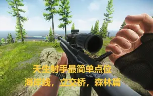 Download Video: 逃离塔科夫，天生射手最简单点位，海岸线立交桥森林篇