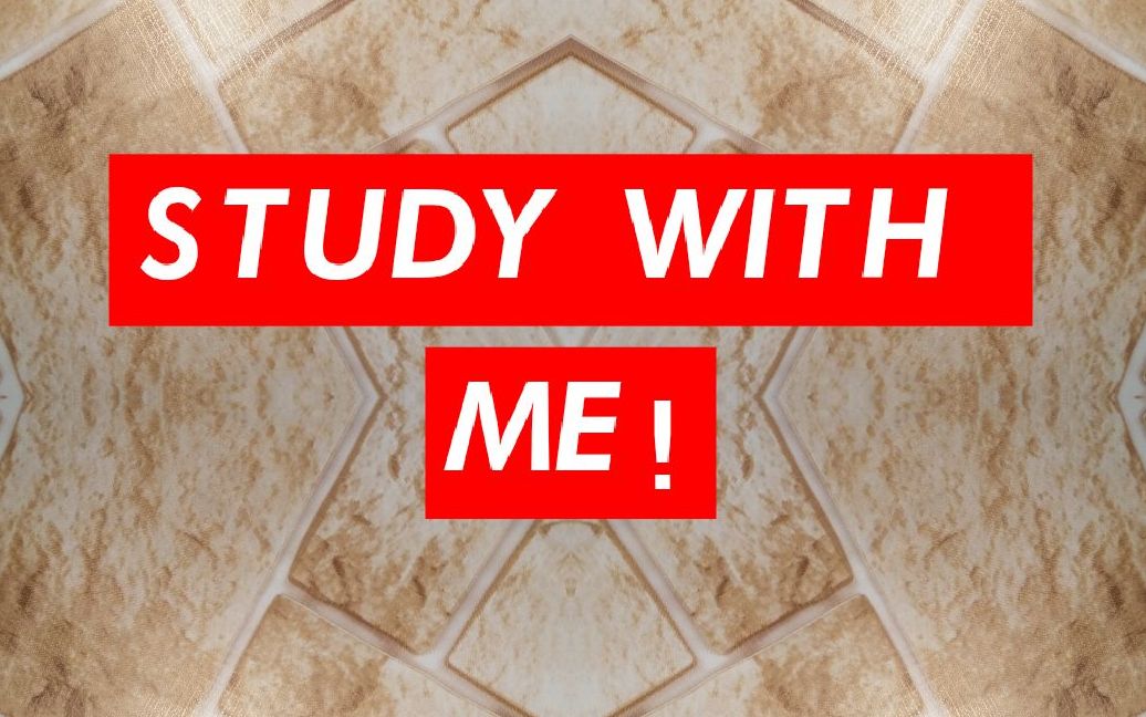 study with me #1