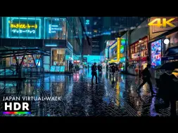 Descargar video: 【4K HDR 60帧】放松解压：东京银座雨夜漫步，淅淅沥沥的真实雨声 | 作者：4K JAPAN