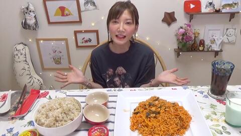 大食い 激辛 モチモチ 韓国のインスタントスパイシーノグボナーラ ごはん3 5合 辛いごはんのお供2種類 5000kcal 木下ゆうか 哔哩哔哩 Bilibili