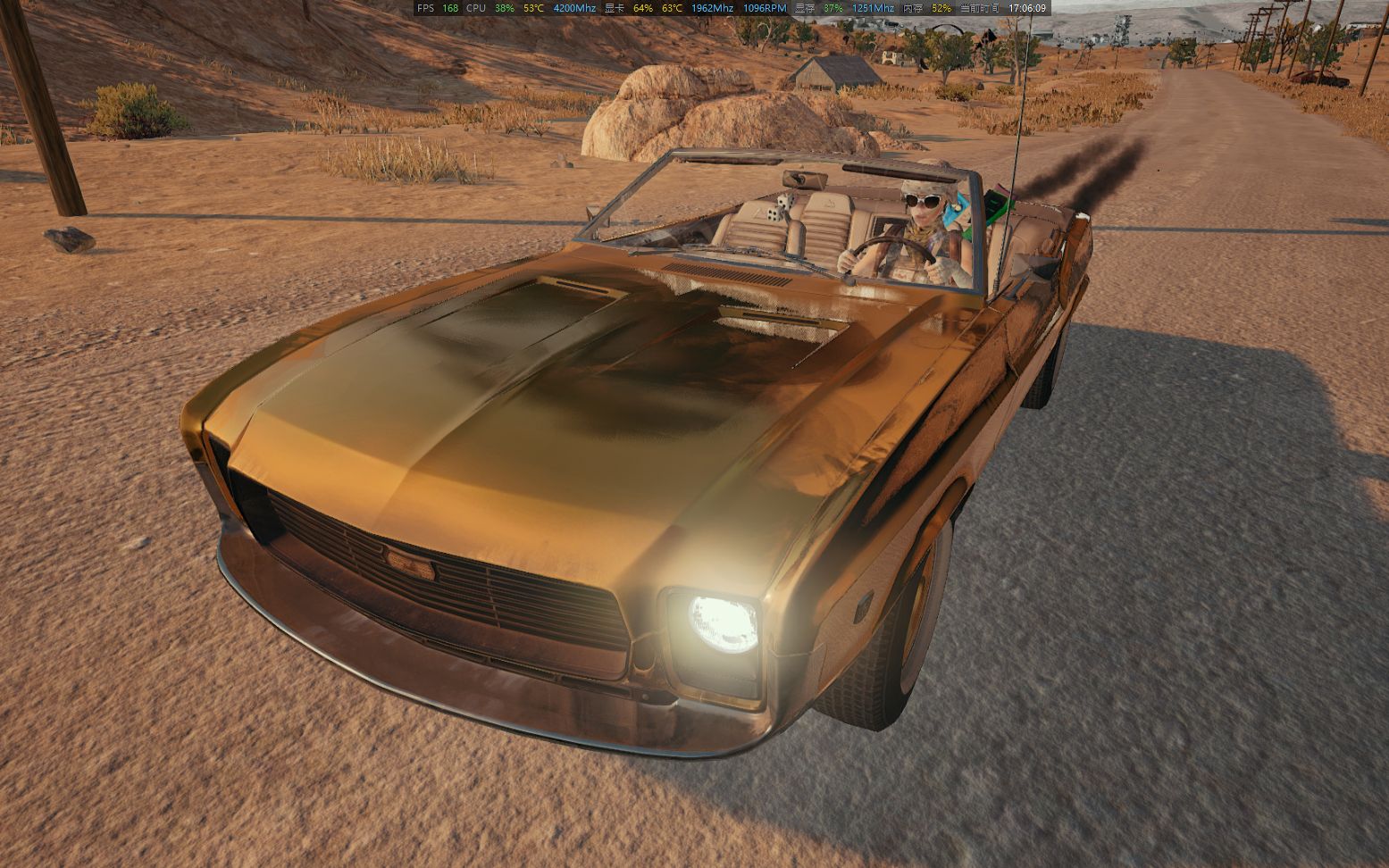 吃鸡里的新黄金超跑!开上后感觉自信爆棚敢和神仙对枪!