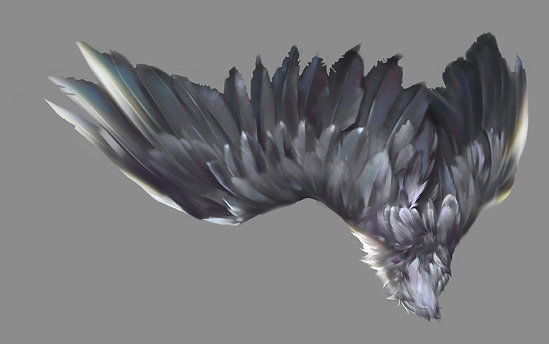 【板绘】简单易懂翅膀厚涂画法,一学就会!