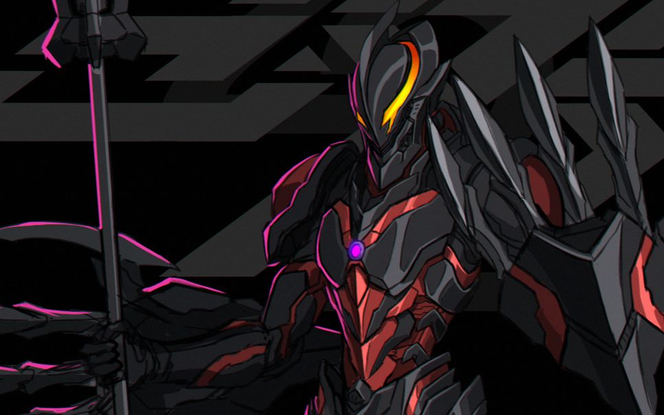 活动作品板绘机动奥特曼贝利亚装甲