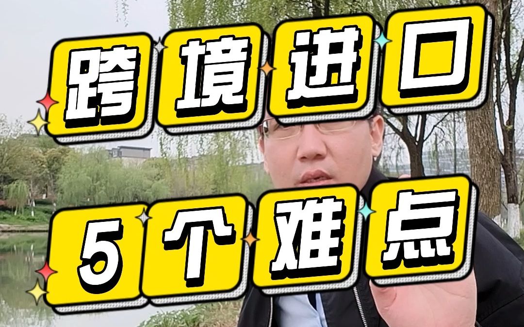 进口跨境电商常见的5个难点,必须知道的哔哩哔哩bilibili