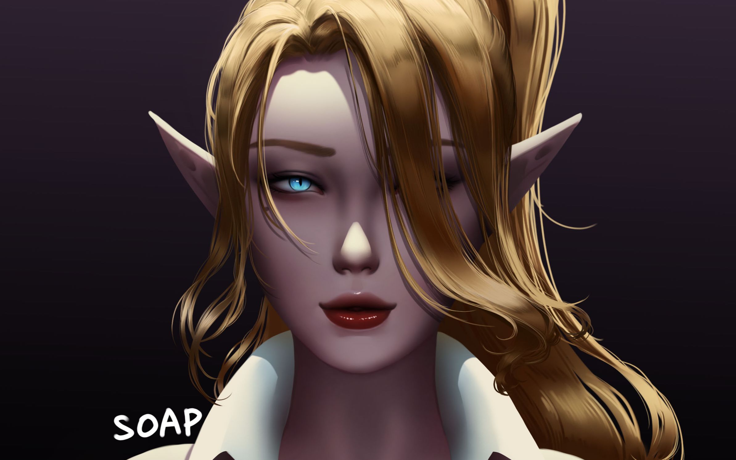 【原创绘画】精灵瑞秋_哔哩哔哩 (゜-゜)つロ 干杯~-bilibili