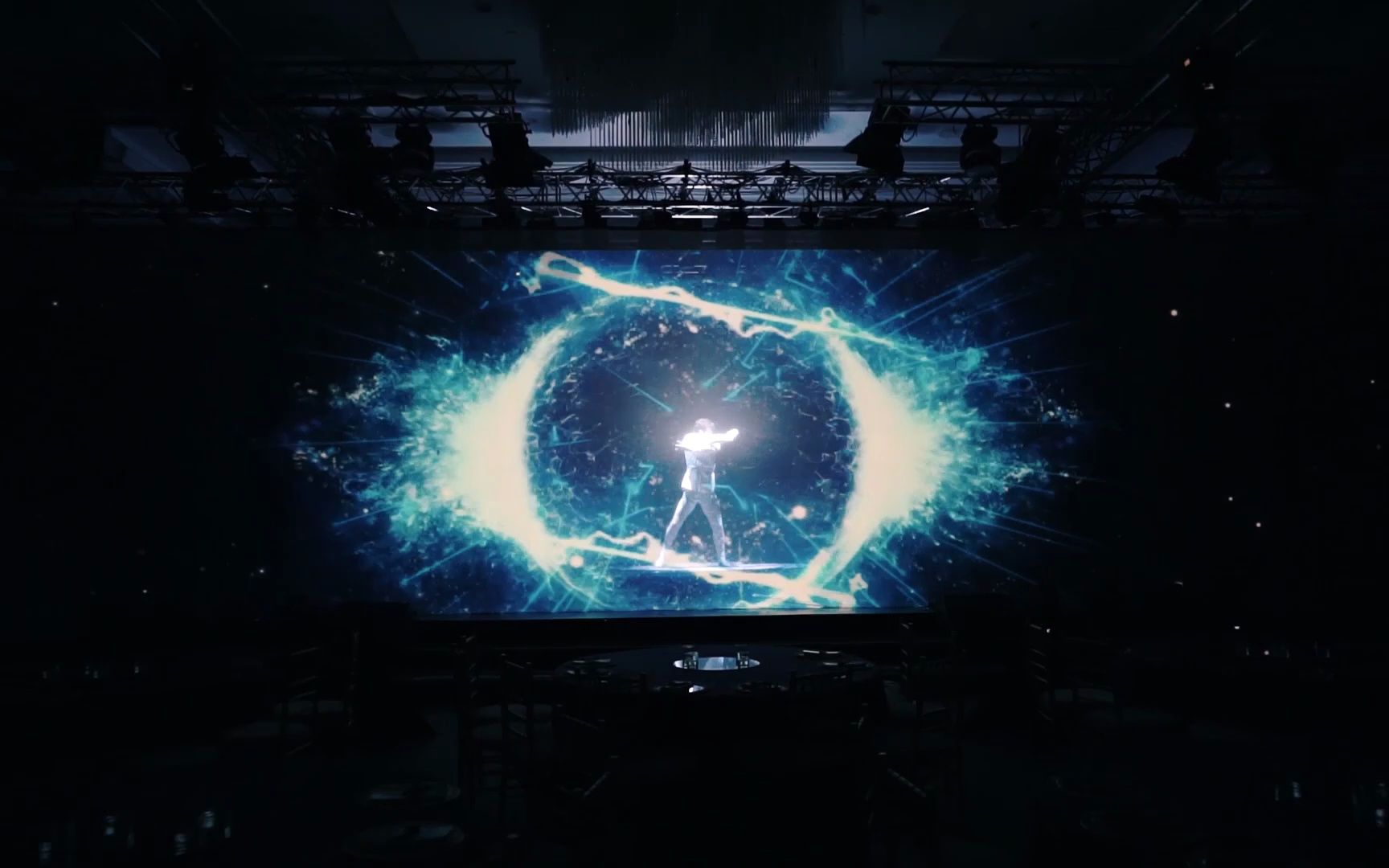 未来高端科技感创意全息多媒体开场舞蹈表演节目