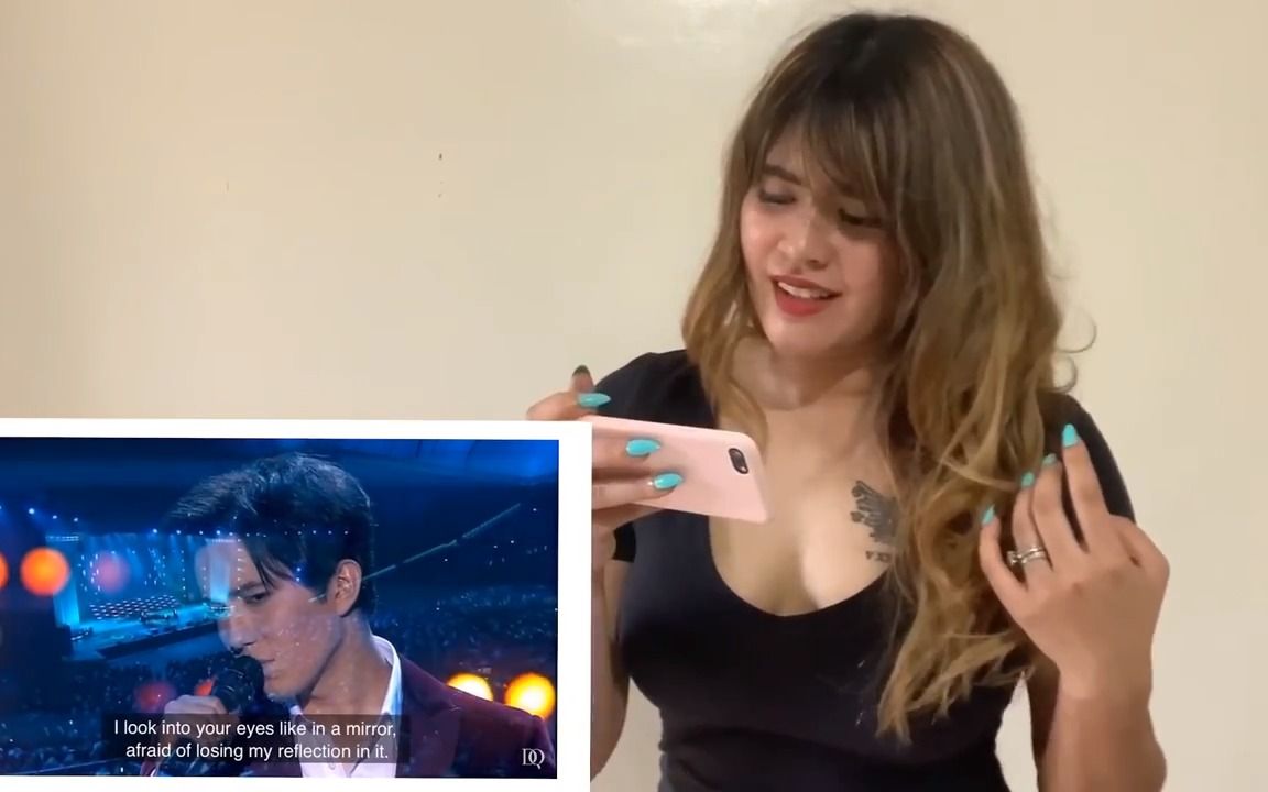 [图]爱梦！老迪把美女唱哭了！DIMASH KUDAIBERGEN LOVE IS LIKE A DREAM _ REACTION