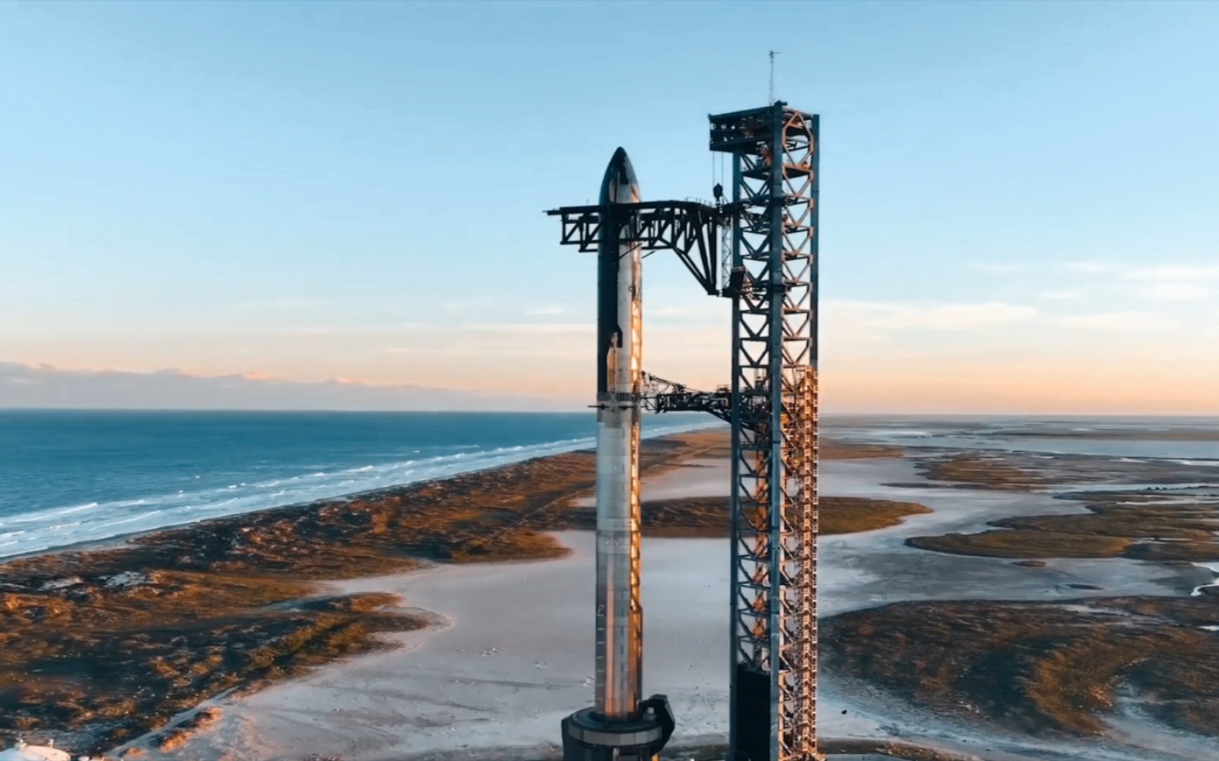 完全集成的星舰即将进行第二次发射!