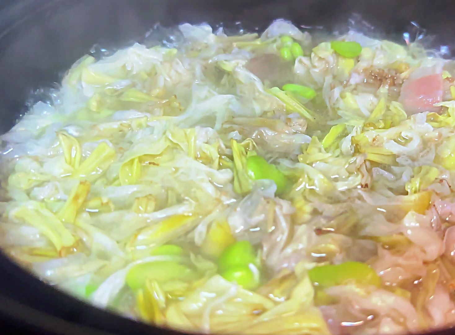 云南风味——白花豆米汤