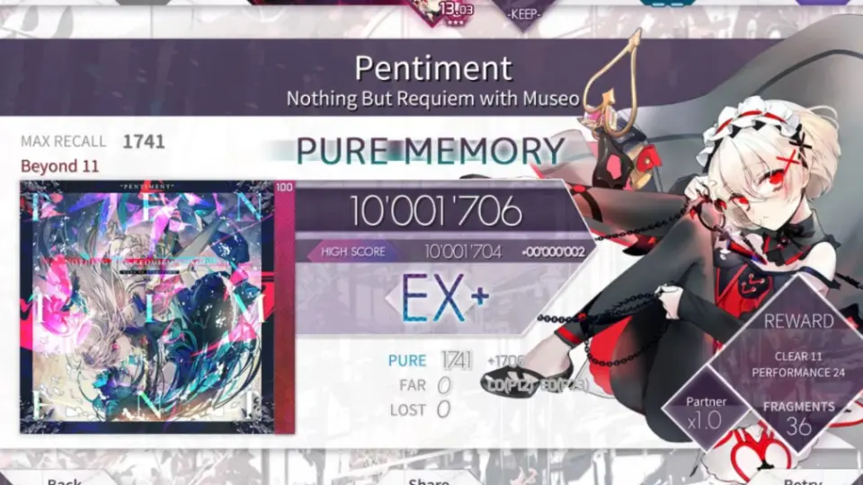 【ARCAEA 吃音断触的终极对决】Pentiment BYD PM（MAX-35）