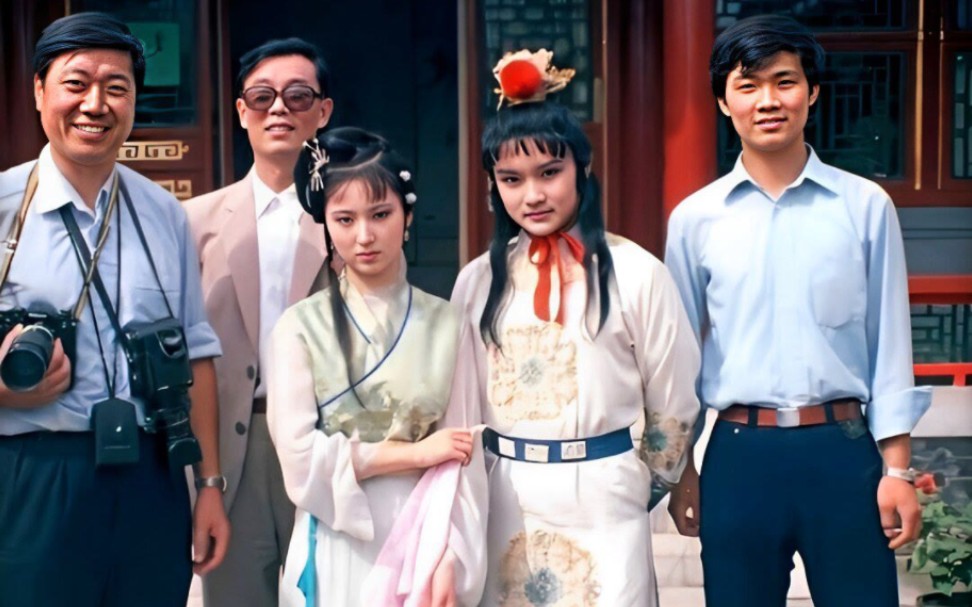 1987版《红楼梦》珍贵幕后拍摄花絮剧照-无知的蠢东西-默认收藏夹