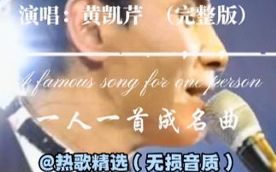 一人一首成名曲(代表作)!《晚秋》无损音质完整版.哔哩哔哩bilibili