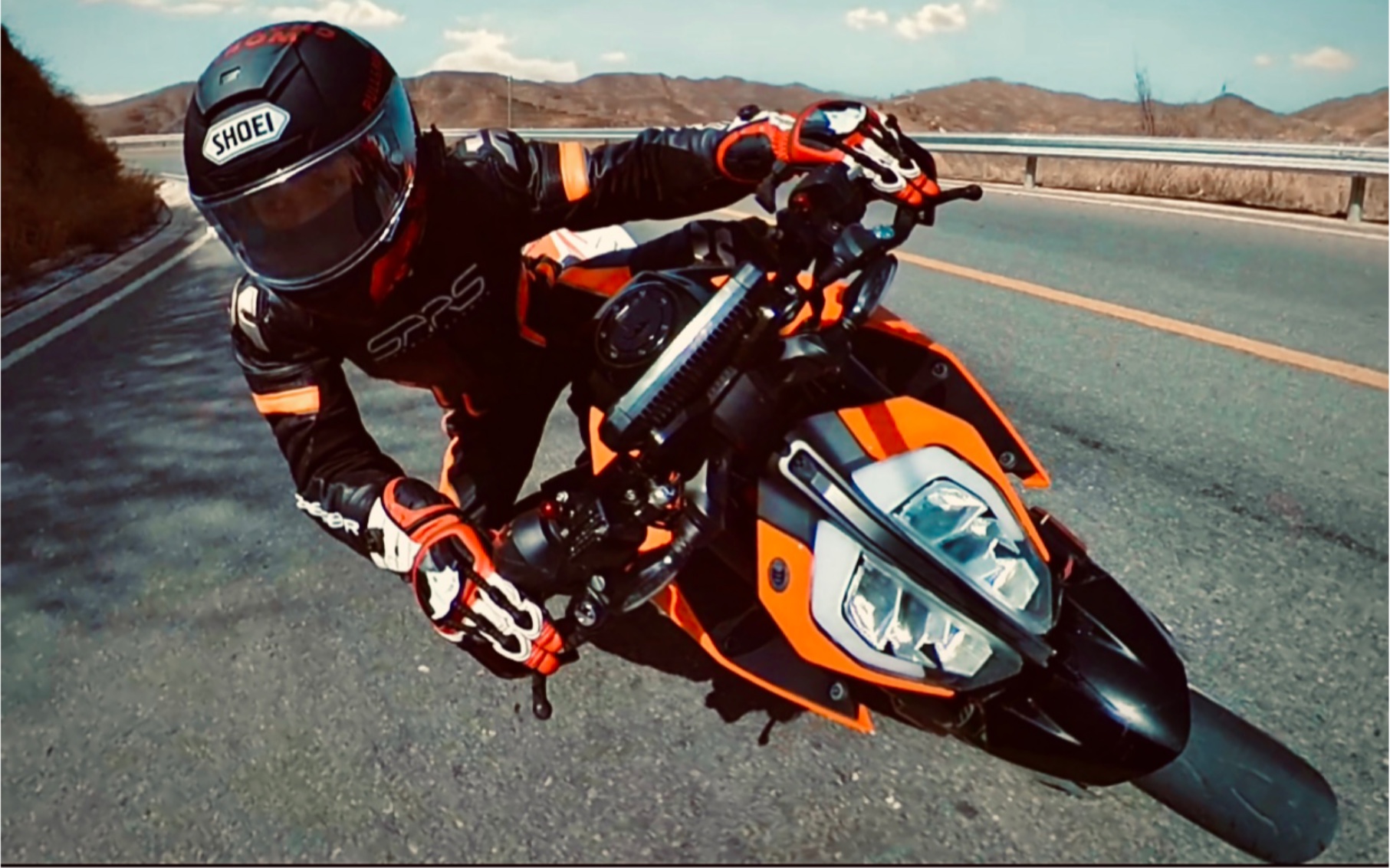 大叔带你云骑车之北方ktm390duke跑北山