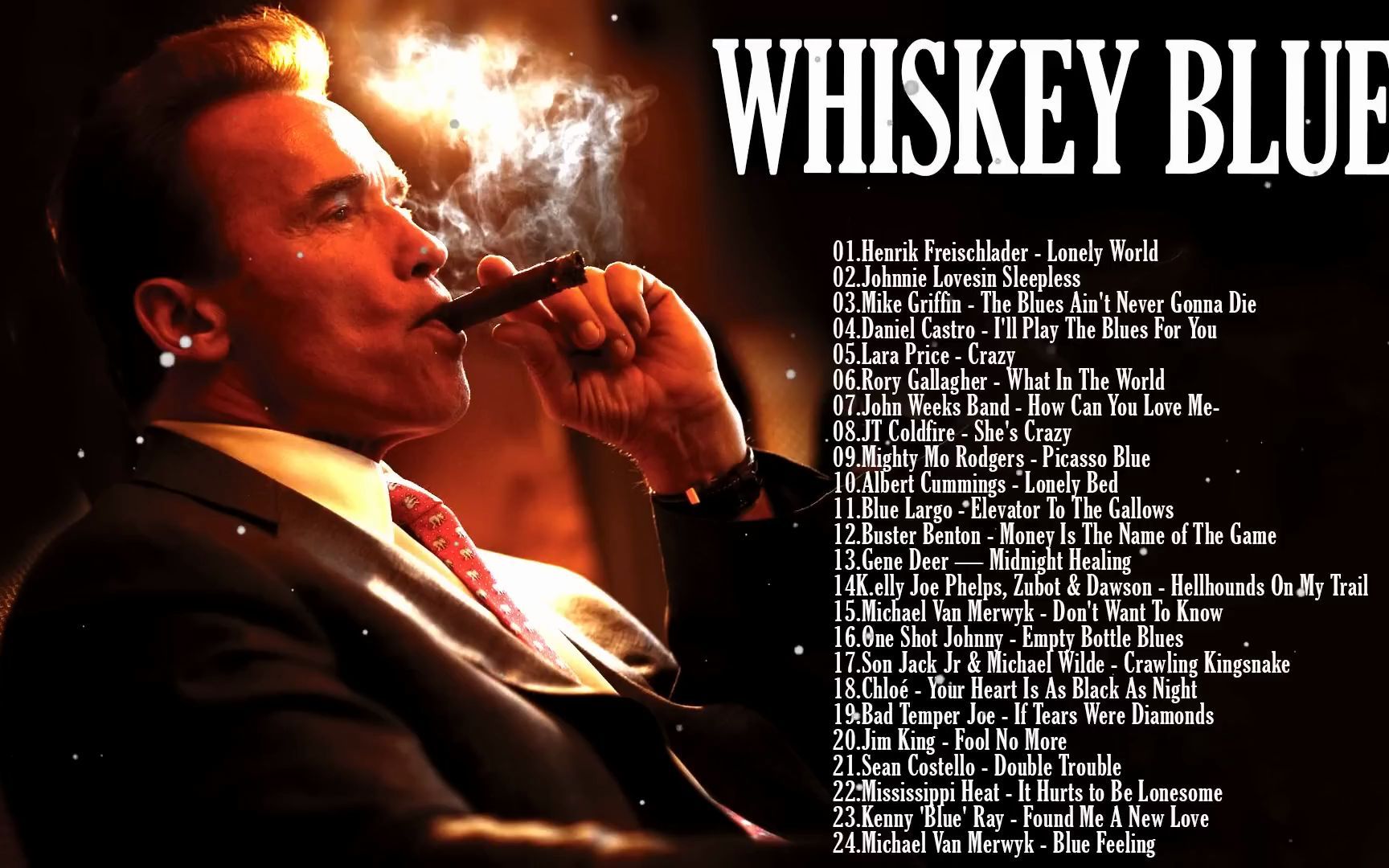 [图]Relaxing Whiskey Blues Music - Best Slow Blues Songs All Time - Best Modern Elec