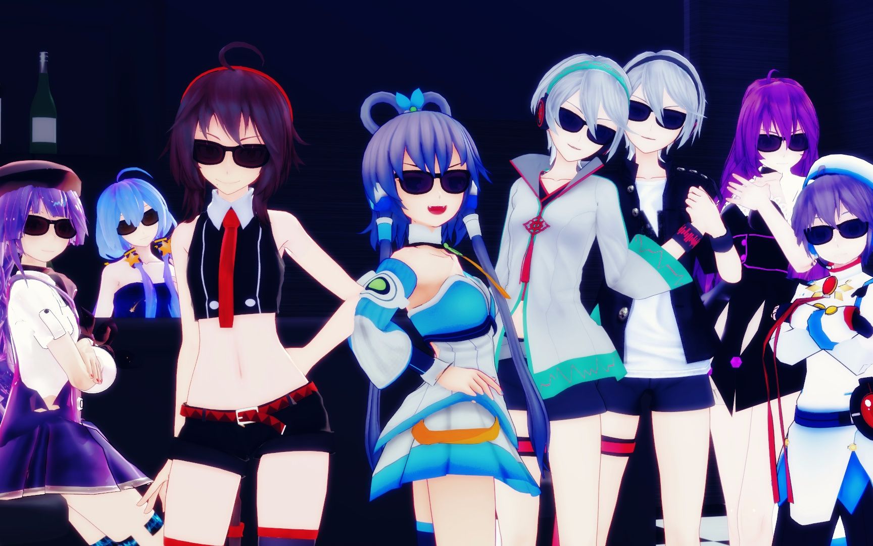 没钱大佬带你出去浪mmdgohard洛天依乐正绫vc欢乐日常vc全员全程高能