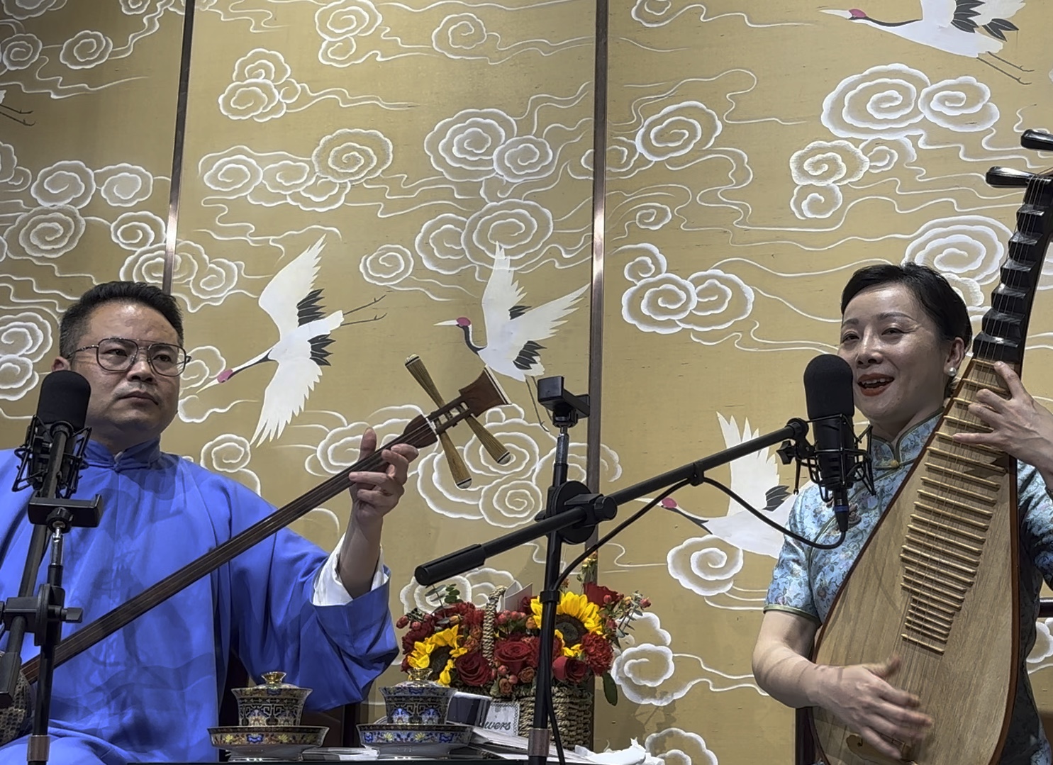 苏州评弹《赏中秋》-演唱:王承,杨柳.慎德堂