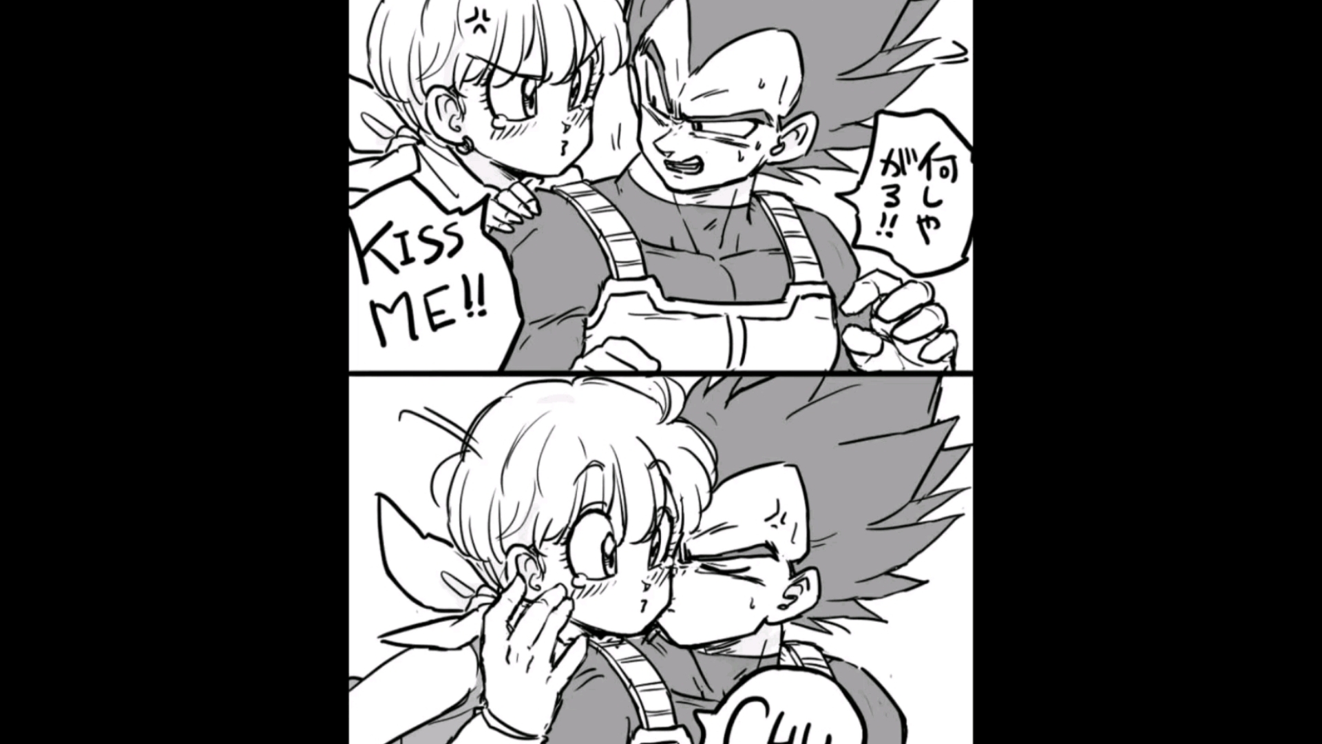 【龙珠同人】贝吉塔和布尔玛的情侣图