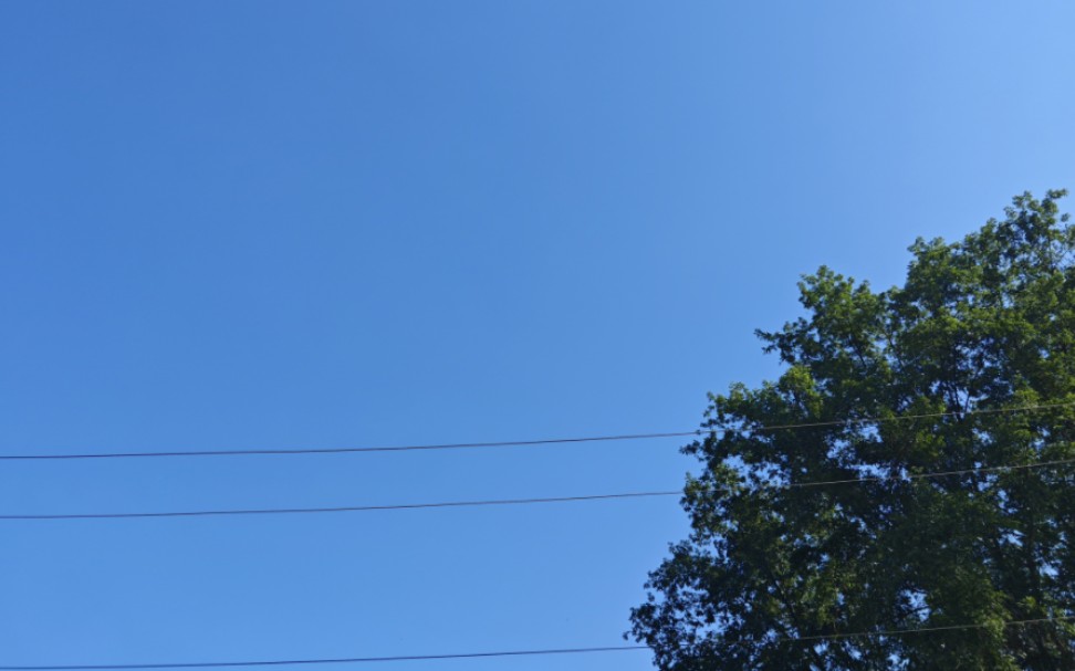 干净蔚蓝的天空,太漂亮了