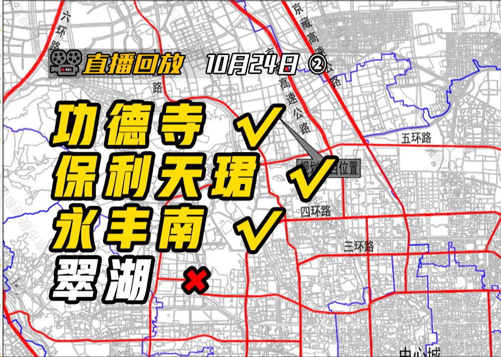 北京土拍 海淀功德寺地块至少10家报名!同比 海开永丰南,保利天珺,成色几何?【钛哥直播回放10.24②】哔哩哔哩bilibili