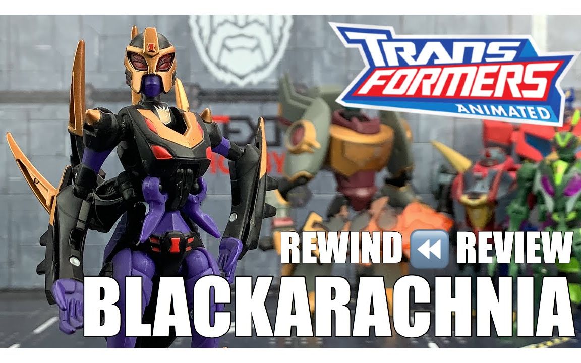 [图]Rewind Rewind- Transformers Animated Deluxe Class BLACKARACHNIA Review