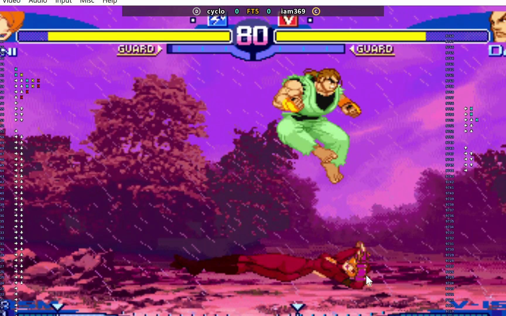 [图]fightcade street fighter alpha 3 - cyclo (V Juni) - iam369 (V Dan / Z Juni)