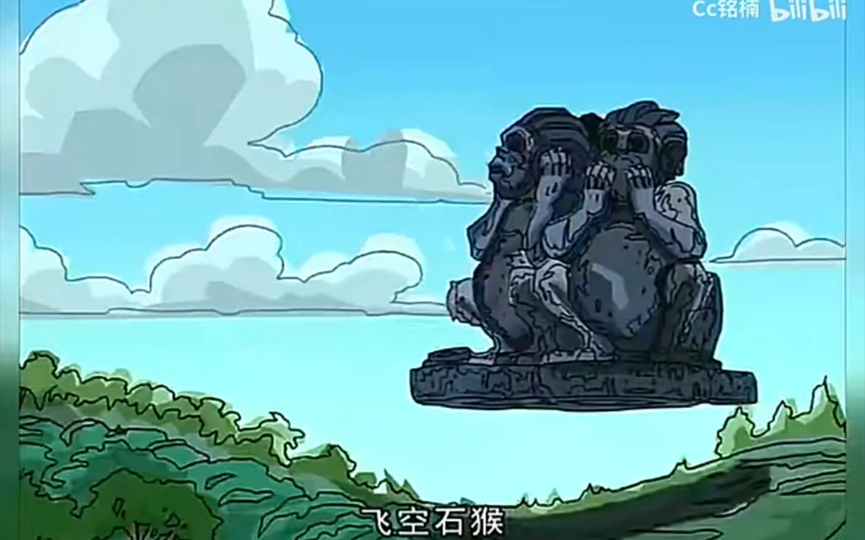 成龙历险记石猴神像图片