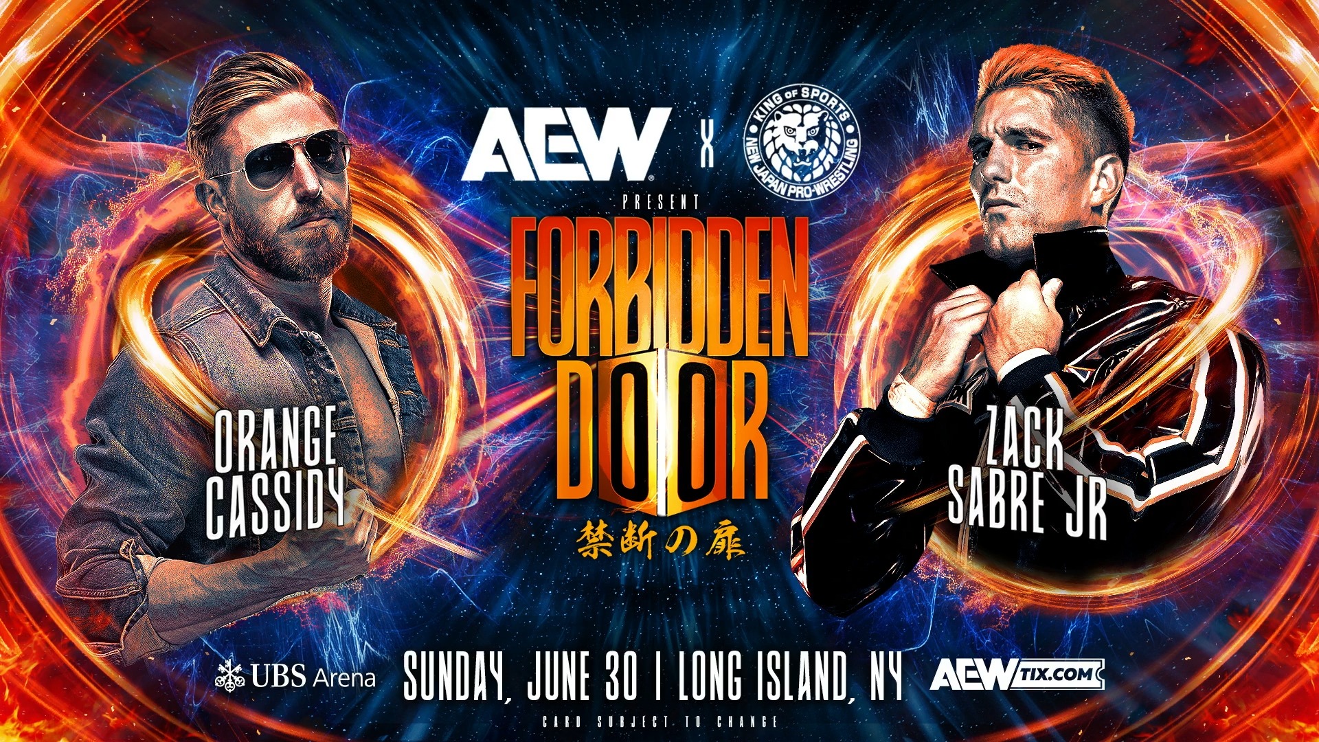 【AEW x NJPW】2024.07.01 禁忌之门2024 奥兰治卡西迪 vs 扎克萨布尔哔哩哔哩bilibili