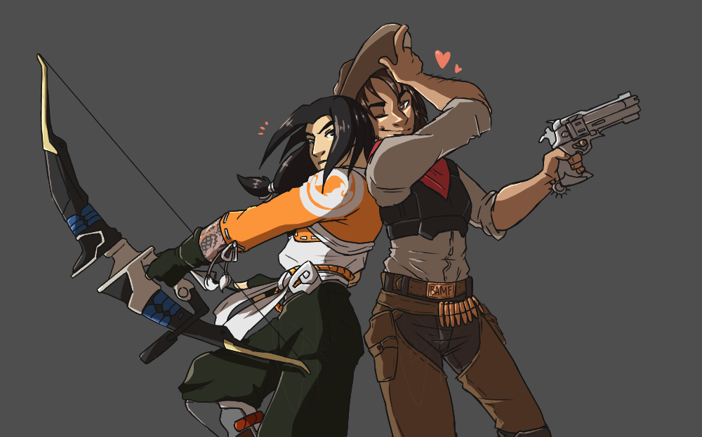 【葱小雅】2017/4/21 守望先锋,麦克雷和半藏的成长记录(游戏录像)