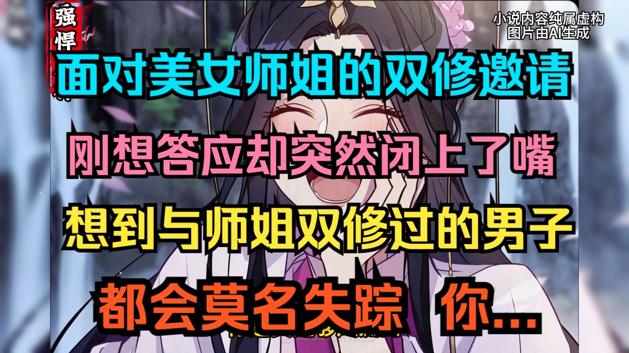 [图]面对美女师姐的双修邀请，刚想答应却突然闭上了嘴，想到与师姐双修过的男子，都会莫名失踪，你...